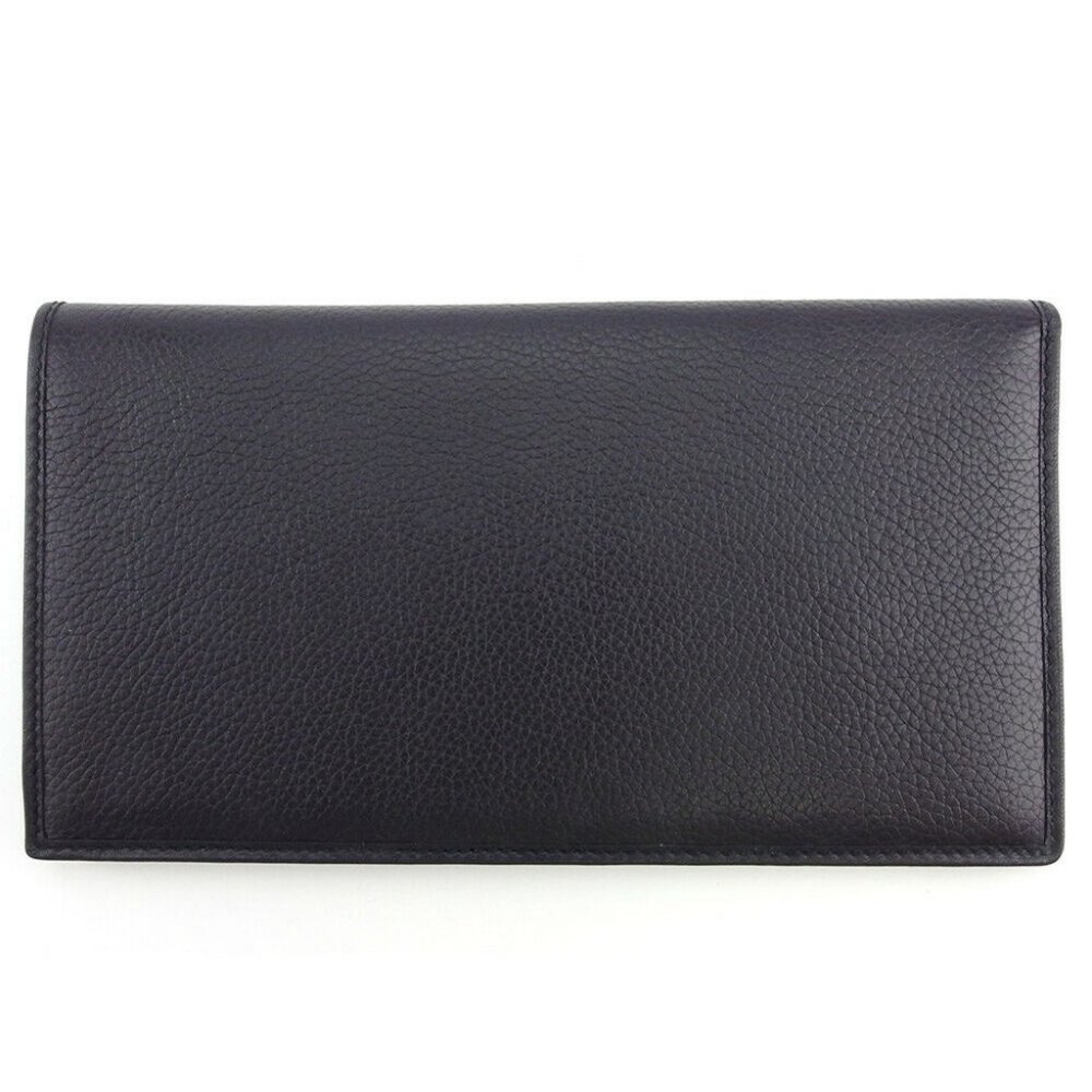 GUCCI length wallet leather Authentic used